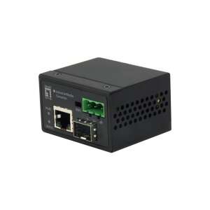 LevelOne IEC-4000 convertor media de rețea 100 Mbit/s Negru (IEC-4000) 110572639 - Convertoare media