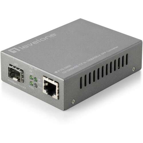 LevelOne FVS-3800 мрежов медиен конвертор 100 Mbit/s Сив (FVS-3800) 110572814