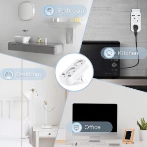 Spionagekamera im iUni AD1 Dual Adapter, Wi-Fi, Full HD, Bewegungssensor