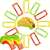 Taco tartó, 3 darabos, piros, sárga, zöld, 3db Taco tartó, 3 darabos, piros, sárga, zöld