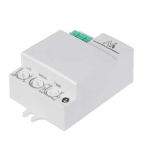 Maclean Mikrowellen-Bewegungssensor, Reichweite 8 m, max. Last 1200 W, IP20, 5,8 GHz, MCE316 110577603 - Maclean
