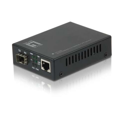 LevelOne GVT-2000 Netzwerk-Medienkonverter 1000 Mbit/s Multi-mode Schwarz (GVT-2000) 110578110