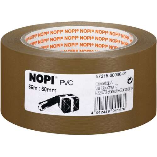 Nopi (57215-00000)-01 (57215-00000) Bandă de ambalare ® Maro (L x l) 66 m x 50 mm 1 buc (57215-00000-01) 110579046