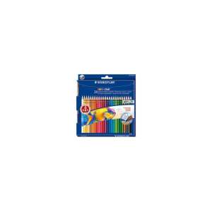 Staedtler Noris Club Aquarellstifte Set mit Pinsel, 24 Farben - STAEDTLER