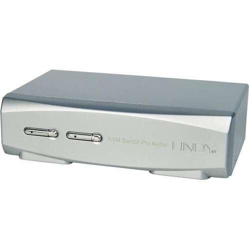 Lindy 39304 Comutator KVM Argintiu (39304) 110579337