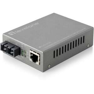 LevelOne FVS-3120 hálózati média konverter 100 Mbit/s Single-mode Szürke (FVS-3120) 110579453 - Média konverter