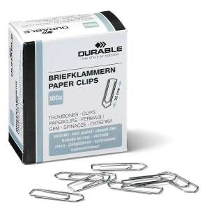 Gemkapocs DURABLE 32 mm cink 100 db/doboz 110580782 - Gemkapocs