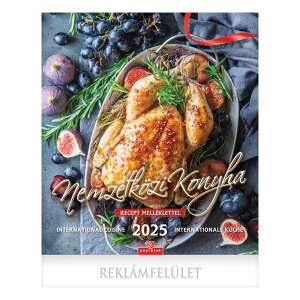 Falinaptár CSG 300x340mm álló Nemzetközi konyha 2025. 110580989 - Irodai kiegészítő