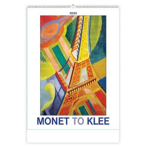 Falinaptár TOPTIMER T096 420x560mm álló Monet to klee 2025. 110581089 - TOPTIMER