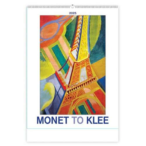 Falinaptár TOPTIMER T096 420x560mm álló Monet to klee 2025. 110581089