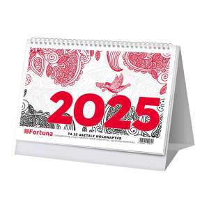 Fortuna 2025 asztali naptár holdfázisokkal - Fortuna