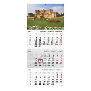 Speditőrnaptár TOPTIMER T072 1 tömbös 3 havi Kastély 2025. 110581217 - TOPTIMER