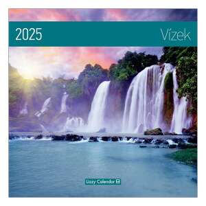 Falinaptár LIZZY CARD 300x600mm álló Vizek 2025. 110581269 - Irodai kiegészítő