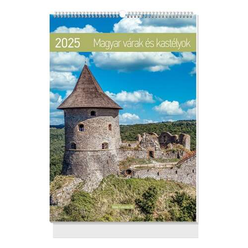 Falinaptár spirálozott  LIZZY CARD B/4 álló Magyar várak és kastélyok 2025. 110581278