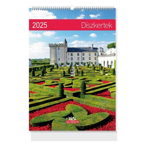 Falinaptár spirálozott  LIZZY CARD B/4 álló Díszkertek 2025. 110581282