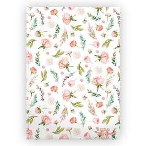 Határidőnapló LIZZY CARD Roses and Leaves A/5 napi szivacsos 2025. 110581304 - Irodai kiegészítő