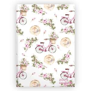 Határidőnapló LIZZY CARD Provance B/6 napi keménytáblás 2025. 110581314 - Irodai kiegészítő