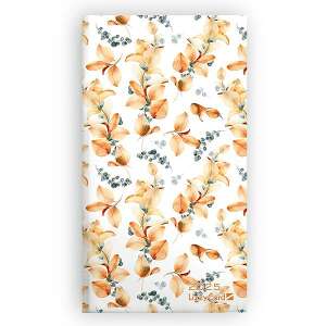 Zsebnaptár LIZZY CARD Leaves fekvő keménytáblás 2025. 110581317 - Irodai kiegészítő