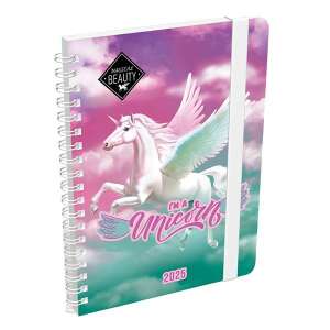 Határidőnapló LIZZY CARD Magic Beauty B/6 heti spirálozott gumis 2025. 110581322 - Irodai kiegészítő