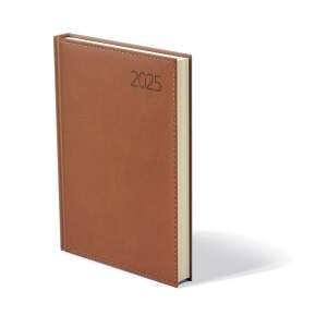 Határidőnapló TOPTIMER Business B021 A/5 napi sárga lapos barna 2025. 110581331 - TOPTIMER