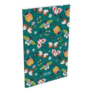 Zsebnaptár LIZZY CARD Spring Bug A/6 heti papírborítós 2025. 110581343 - Irodai kiegészítő