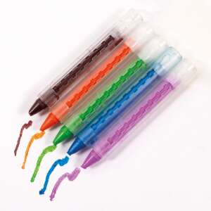 Arcfestő krétakészlet, 12 db-os, kitekerhető krétákkal, Kidea 110614367 - Arcfesték