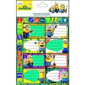 Minions, Minyonok füzetcímke 8 db/ív plusz matricákkal 110614720 - Füzetcímke