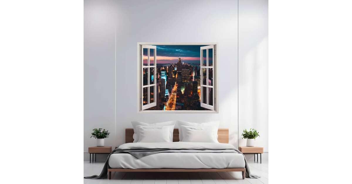 Folie imprimata color pentru decor perete locuinta, dimensiune 125 x 110cm, model: VIEW TO HAVEN 20 110615951