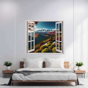 Színes nyomtatott fólia otthoni fali dekorációhoz, méret 125 x 110 cm, modell: View to Haven 34