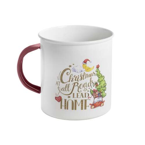 Yala bádog bögre Home 10cm 110616493