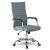 Irodai szék Boston Sofotel, szürke műbőr irodai szék, elölnézet