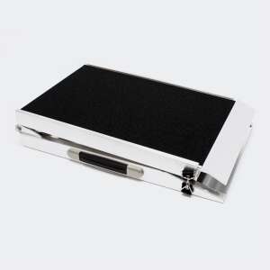 Összecsukható kutyarámpa, alumínium, 244x38x5 cm, 110 kg teherbírás - Kiegészítők háziállat tartáshoz