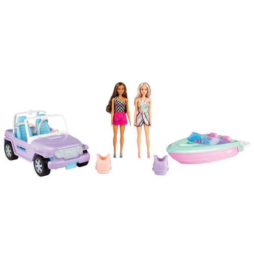 Barbie letné bábiky s vozidlami #lila-menta 39698562