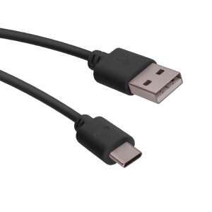Kábel USB-C na USB-A MaXlife, 0,2m, čierny - USB káble