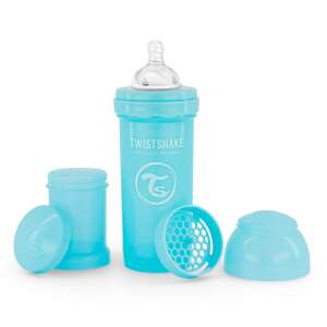 Twistshake kólika elleni Cumisüveg mixerhálóval és tápszer tárolóval 260ml #kék 39730784 Cumisüvegek - BPA-mentes