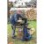 Man using Scheppach Compact 8T log splitter to split wood