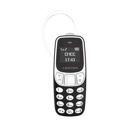 Mini Mobiltelefon Kártyafüggetlen Dupla Sim L8Star Fekete