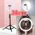 Selfie ring light with stand, 26cm diameter, adjustable brightness and color temperature, 3 color temperatures