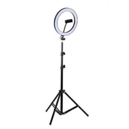 Lampa selfie cu suport, control luminozitate, 3 temperaturi de culoare 26 cm