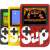 Sup Retro Handheld Game Console, 400 games in 1, red, yellow, black