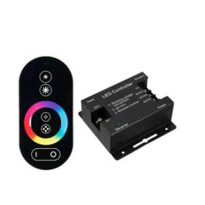 Controler de bandă LED cu telecomandă, RGB, 12V-24V, 6A pe canal, 18A max, rază de acțiune de 20 metri - Benzi cu LED-uri