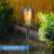 Solar powered flame effect torch light, outdoor garden decor, waterproof