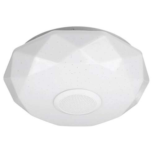 F27 UFO Bluetooth Ceiling Light with RGB Color and Speaker, White