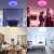 F27 UFO Bluetooth Ceiling Light with RGB Color and Speaker, Usage Examples in Different Rooms