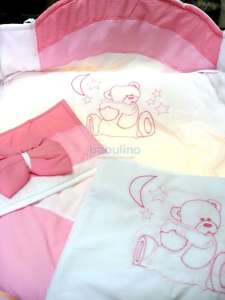 Hímzett baldachinos 4 részes bébi Ágynemű 30377089