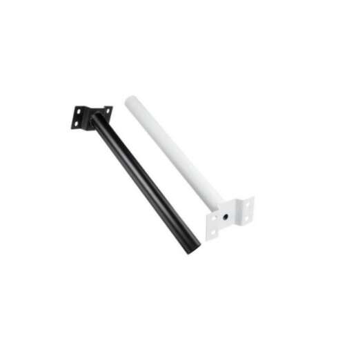 Biały i czarny uchwyt ścienny do lamp solarnych