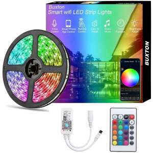 Bandă LED Smart Wifi 5m Color RGB Controlabilă prin telefon 40397074 benzi cu LED-uri