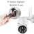 Buxton Q20 Smart Wifi Camera, white, with two antennas, 360 degree rotation, night vision, motion detection, microSD card slot