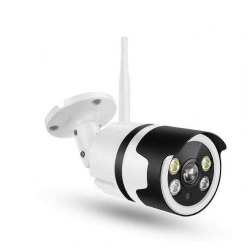 Wireless security camera with motion detection, night vision, and two-way audio