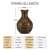 Roma aroma diffuser dimensions and specifications, dark brown wooden aroma diffuser